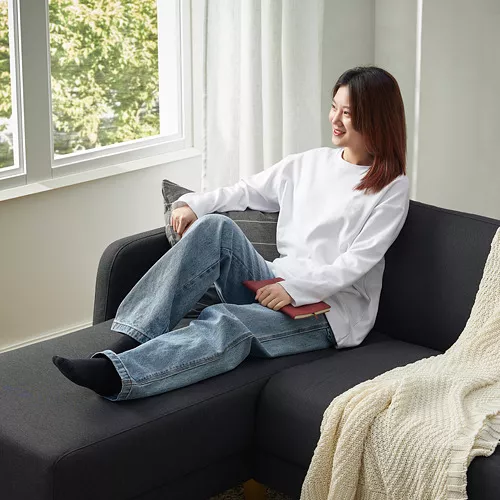 IKEA Puerto Rico LINANÄS seat sofa with chaiselongue, Vissle