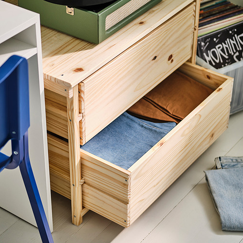 KRONÖREN, 2-drawer chest. 3 of 9 open dialog