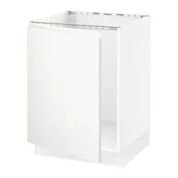 IKEA Puerto Rico - SEKTION base cabinet for sink, white/Voxtorp matt white