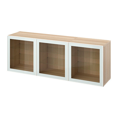 BESTÅ, display cabinet with doors 1 of 6 open dialog