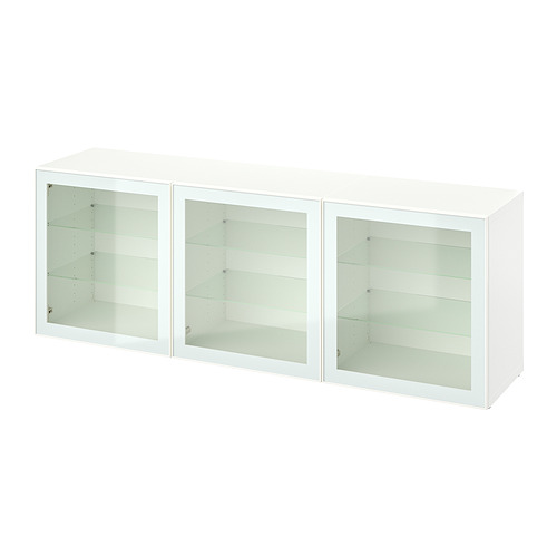 BESTÅ, display cabinet with doors 1 of 6 open dialog