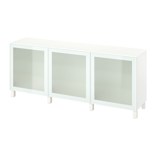 BESTÅ, display cabinet with doors 1 of 6 open dialog