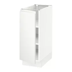 IKEA Puerto Rico - SEKTION base cabinet with shelves , white/Voxtorp ...