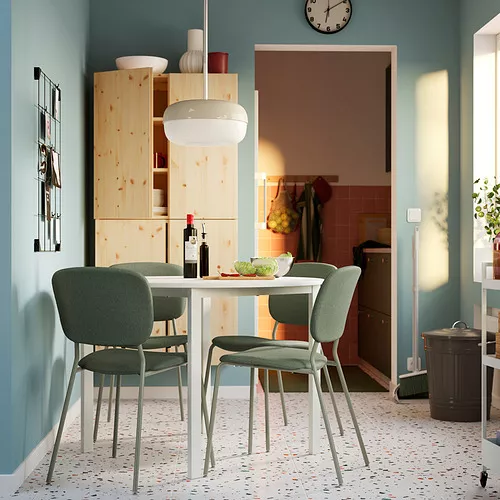 Mesa Redonda Ikea White Round Kitchen Table Extendable Round