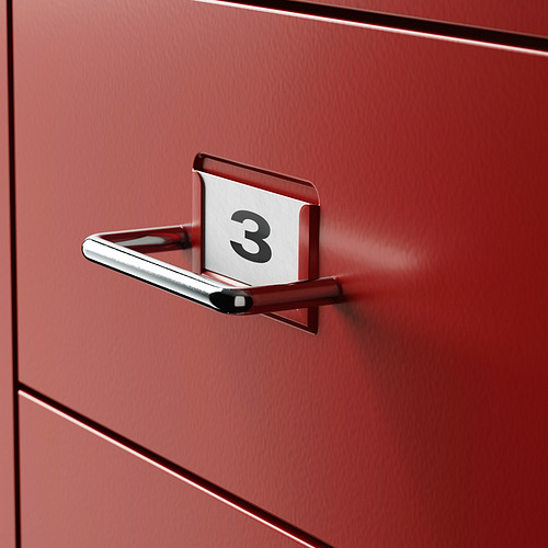 HELMER, cajonera con ruedas. 4 de 4 open dialog