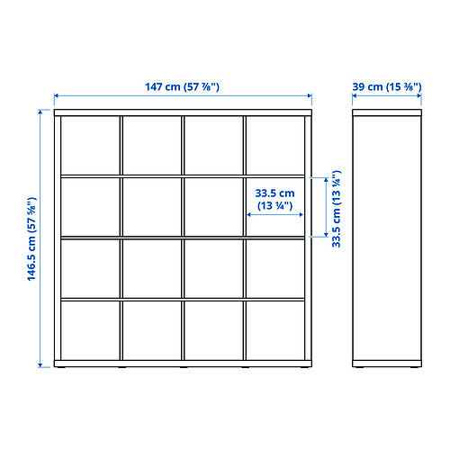KALLAX, shelf unit with 8 inserts 6 of 6 open dialog