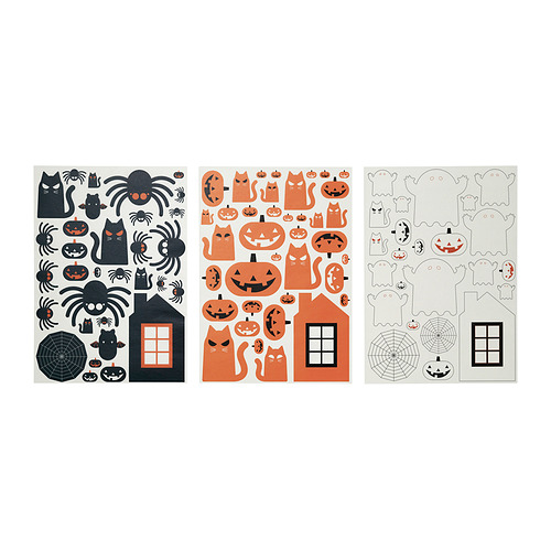 KUSTFYR, decoration stickers, set of 3. 1 of 3 open dialog