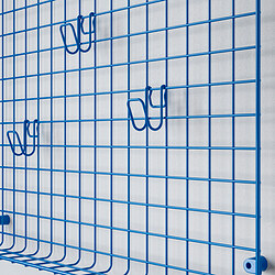 Measurement Illustration - GREJIG wall grid with rail