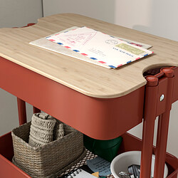 RÅSKOG/NORRÅVA trolley with lid
