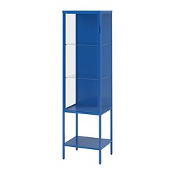 RUDSTA, glass-door cabinet, Blue