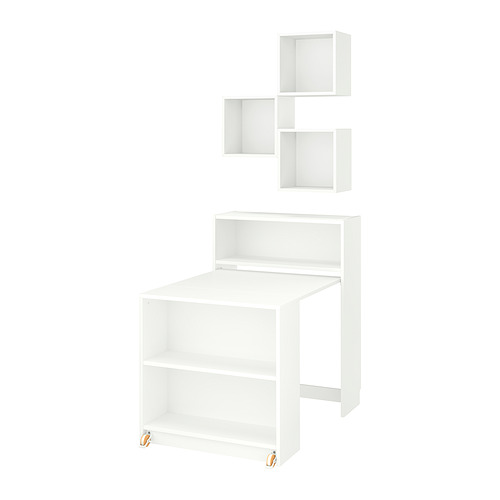 BILLY / EKET, combinación librero+mesa plegable 1 de 6 open dialog