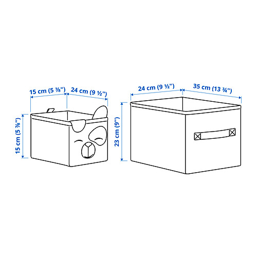 DRÖMSLOTT, caja, juego de 2 8 de 8 open dialog