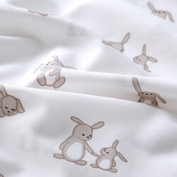 LEN duvet cover 1 pillowcase f crib