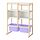 Select colour variation: light white stained pine white/lilac