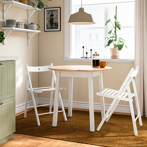 PINNTORP / FRÖSVI, table and 2 folding chairs. 2 of 5 open dialog