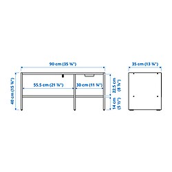 Measurement Illustration - BAGGEBO TV unit
