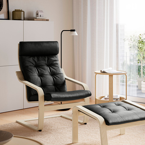 POÄNG, sillón y reposapiés. 2 de 8 abrir diálogo