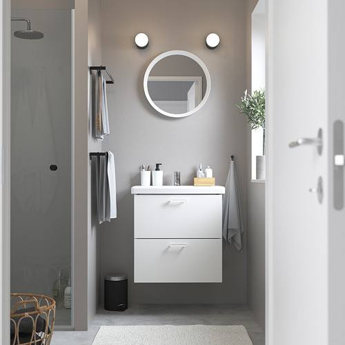 ENHET, Bathroom vanity with drawers. 2 of 4 open dialog