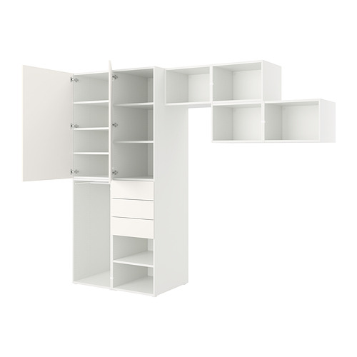 PLATSA, wardrobe with 2 doors and 3 drawers. 1 of 4 open dialog