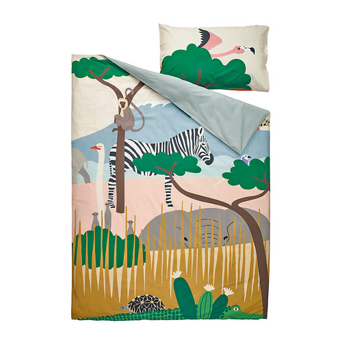 SANDLÖPARE, duvet cover and pillowcase(s). 2 of 6 open dialog