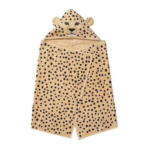 SANDLÖPARE towel with hood