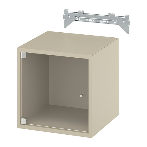 EKET, wall cabinet with glass door. 1 of 3 open dialog