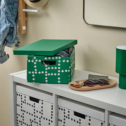 FJÄDERHARV, caja de almacenamiento+tapa. 2 de 6 abrir diálogo