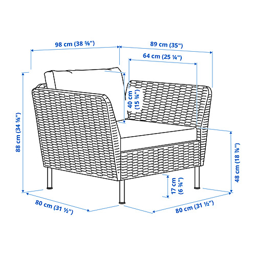 VITTSKÄR, modular lounge chair. 5 of 5 open dialog