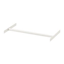AURDAL, extendable clothes rail, White