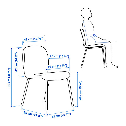 MÖRBYLÅNGA / KARLPETTER, table and 4 chairs 5 of 5 open dialog