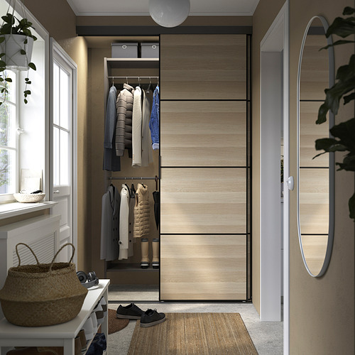 SKYTTA / AURDAL, reach-in wardrobe with sliding door 5 of 5 open dialog