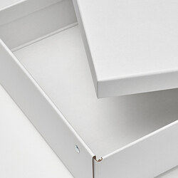FJÄDERHARV storage box with lid