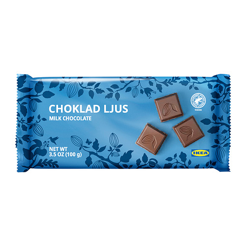 CHOKLAD LJUS, tableta chocolate con leche. 1 de 2 open dialog