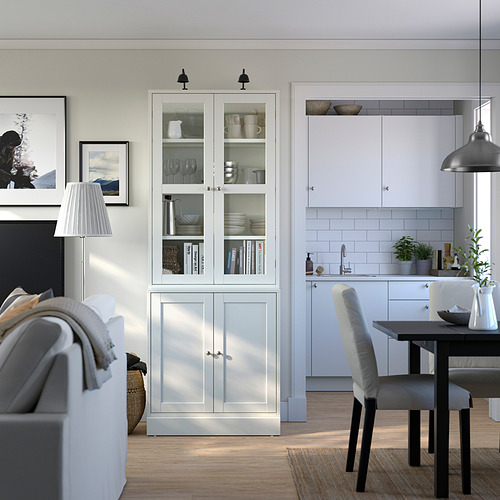 HAVSTA, glass-door cabinet. 2 of 8 open dialog