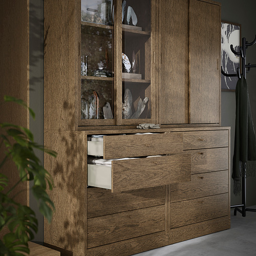 TONSTAD, storage combination with drawers 4 of 4 open dialog