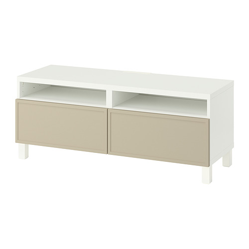 BESTÅ, TV bench with drawer runner, push-open. 1 of 6 open dialog