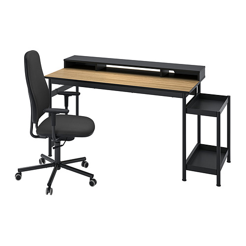 MULLSJÖ / SMÖRKULL, desk and chair. 1 of 13 open dialog