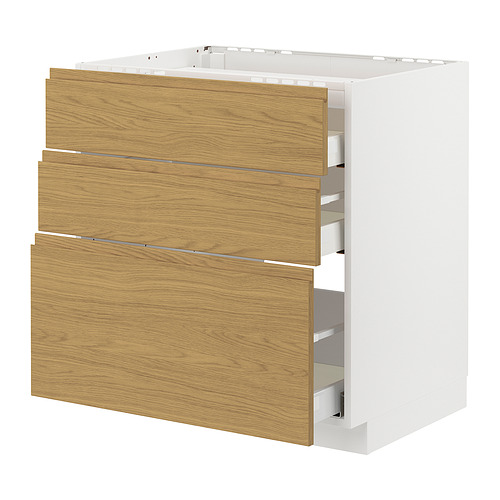 METOD / MAXIMERA, base cab f cktp/3 fronts/3 drawers. 1 of 3 open dialog