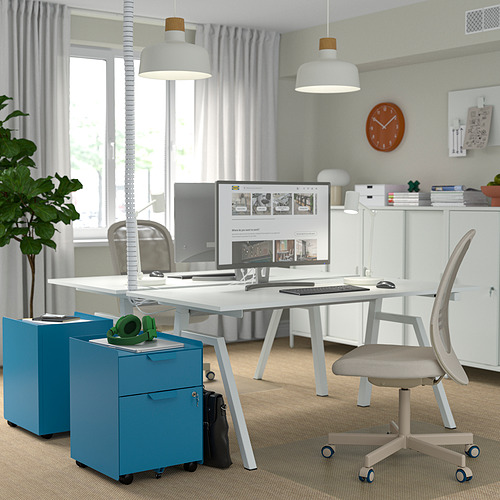 TROTTEN, drawer unit w 2 drawers on casters. 5 of 6 open dialog