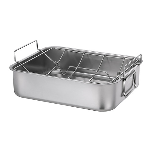 BAKTIDER, fuente de horno con rejilla. 2 de 4 abrir diálogo