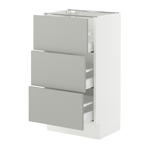 SEKTION / MAXIMERA, base cabinet with 3 drawers 1 of 2 open dialog