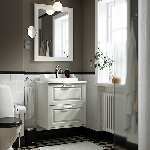 TÄNNFORSEN / RUTSJÖN, sink cabinet with drawers and HAMNSKÄR tap. 2 of 8 open dialog