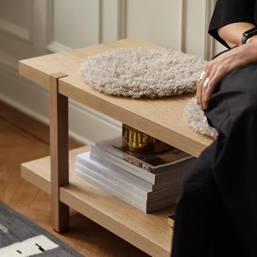 IKEA Puerto Rico - STOCKHOLM 2025 shelving unit/bench, oak veneer