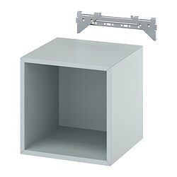 EKET, estantería de pared, Azul grisáceo claro
