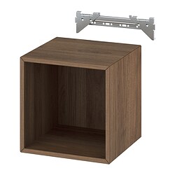 EKET, estantería de pared, Marrón efecto nogal