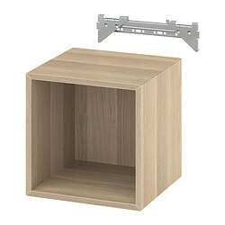 EKET, estantería de pared, Efecto de roble teñido en blanco