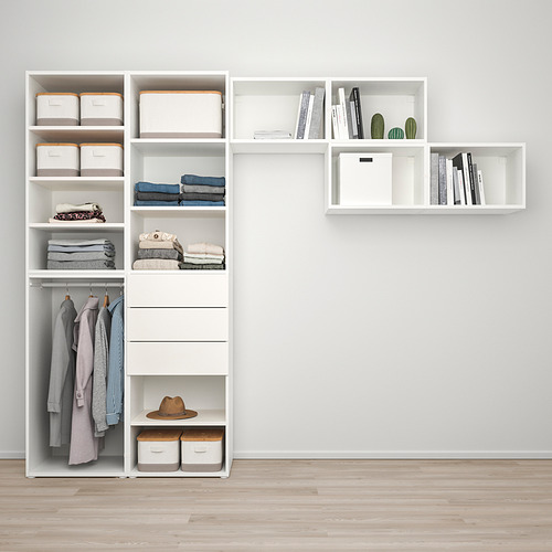 PLATSA, wardrobe with 2 doors and 3 drawers. 2 of 4 open dialog