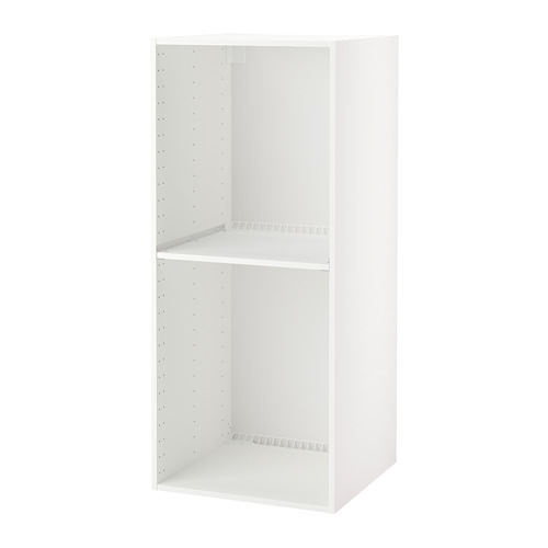 Mueble de cocina METOD blanco, rectangular, de una sola estante, melamina y tablero de partículas.