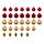 Current variation: Mixed shapes / red gold