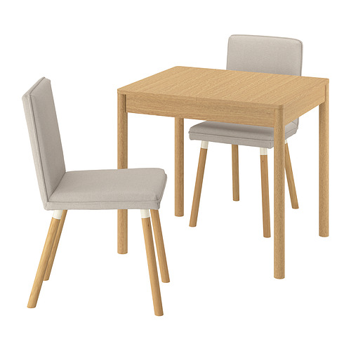 TONSTAD, extendable table and 2 chairs. 1 of 9 open dialog